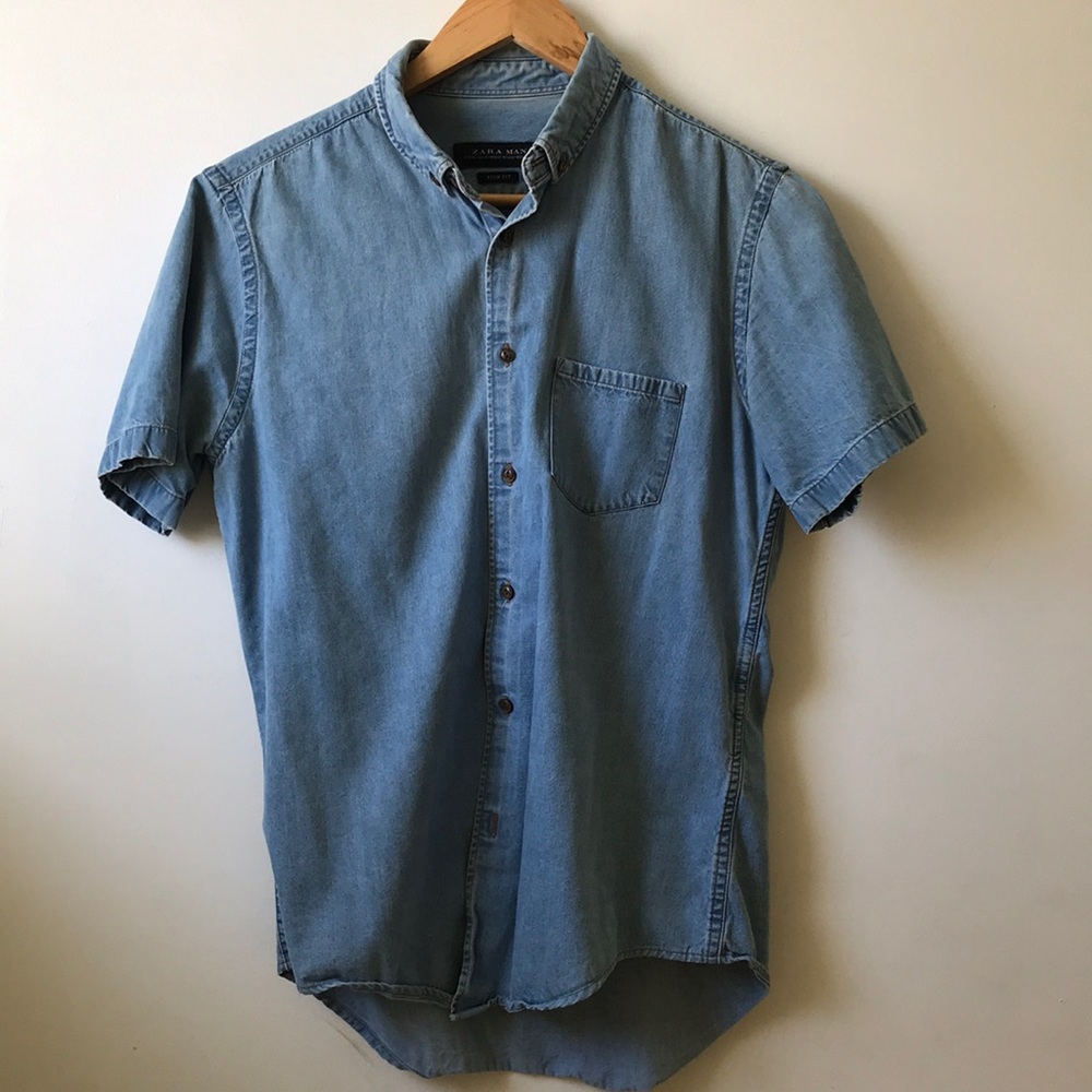 Zara Man Jean shirt